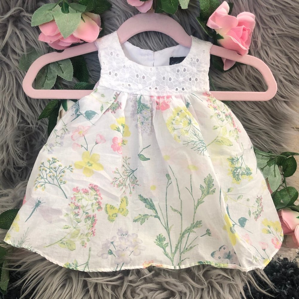 Cynthia Rowley- Baby Girl Floral White Lace Dress